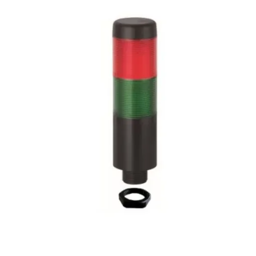 Werma KOMPAKT 37 Series Green, Red Signal Tower, 2 Lights, 12 V ac/dc, Base Mounting - 698.220.74 product image