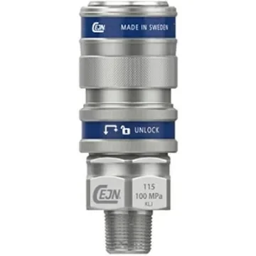 CEJN Zinc Plated Steel Male Pneumatic Quick Connect Coupling, 3/8 in Male Male Thread - 101151254 product image