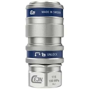 CEJN Steel Female Pneumatic Quick Connect Coupling, NPT 1/4 Female Female Thread - 101151402 product image