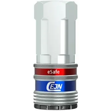 CEJN Zinc Plated Steel Female Pneumatic Quick Connect Coupling, G 1/2 Female Female Thread - 103002205 product image