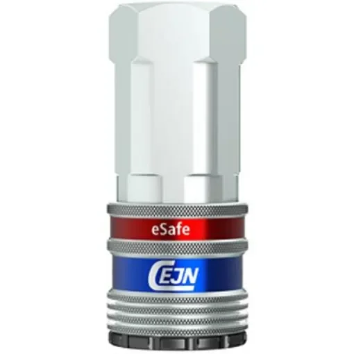 CEJN Zinc Plated Steel Female Pneumatic Quick Connect Coupling, G 1/2 Female Female Thread - 103002205 product image