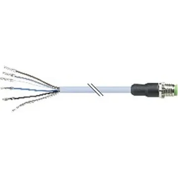 B&R Straight Male 5 way M12 to Unterminated Actuator/Sensor Cable, 15m - X67CA0A41.0150 product image