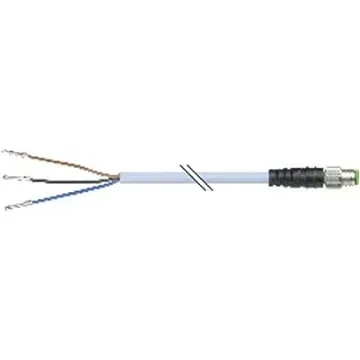 B&R Straight Male 3 way M8 to Unterminated Actuator/Sensor Cable, 15m - X67CA0D40.0150 product image