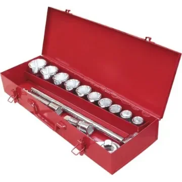 Ega-Master 14-Piece Imperial, Metric 3/4 in Standard Socket Set with Ratchet - 61861 product image