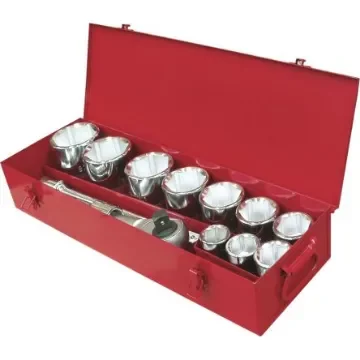 Ega-Master 14-Piece Imperial, Metric 1 in Standard Socket Set with Ratchet - 65041 product image