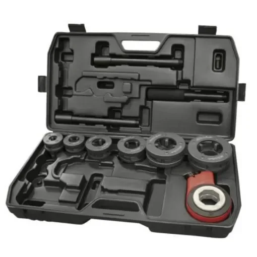 Ega-Master 7-Piece Cast Iron Thread Tap & Die Set, BSPT 1/2 in - BSPT 2 in Taps - 63132 product image