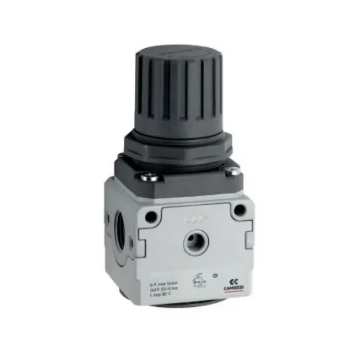 Camozzi G 1/4 Regulator - 0.5bar to 10bar, G 1/4 mm, MC104-R00 product image