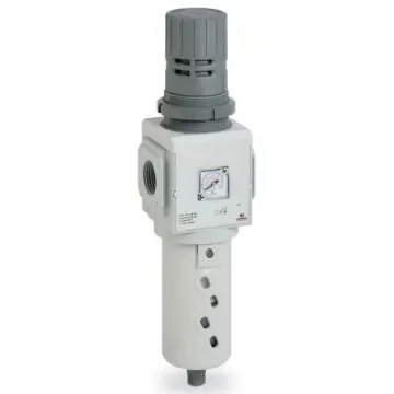 Camozzi MX Filter Regulator, 25µm, G 1/2, Manual, 10 bar, MX2-1/2-FR0000 product image