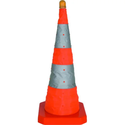 Viso, Grey/Orange 750 mm Polypropylene Traffic Cone - SSC370 product image