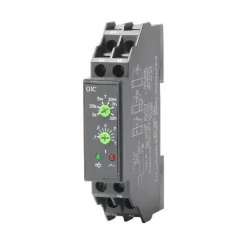 GIC Micon 175 Series Series DIN Rail Mount Timer Relay, 240V ac, SPDT - 12ODT4 product image