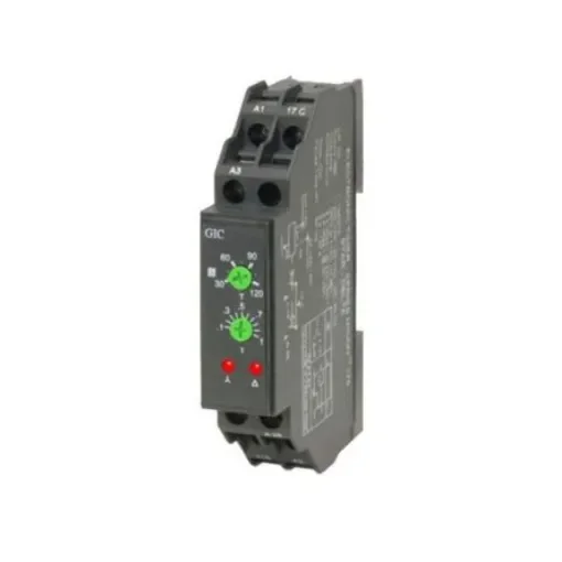 GIC Micon 175 Series Series DIN Rail Mount Timer Relay, 240V ac, SPDT - 12RDT4 product image