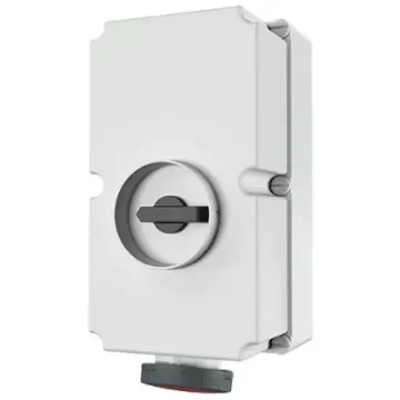 MENNEKES Switchable IP67 Industrial Interlock 5P, Earthing Position 6h, 125A, 400 V - 5692A product image