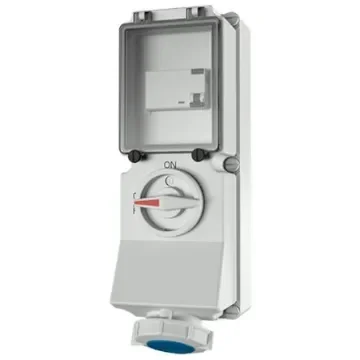 MENNEKES Switchable IP67 Industrial Interlock 3P, Earthing Position 6h, 16A, 230 V - 7245 product image