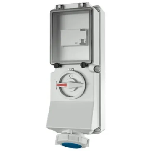 MENNEKES Switchable IP67 Industrial Interlock 3P, Earthing Position 6h, 16A, 230 V - 7245 product image