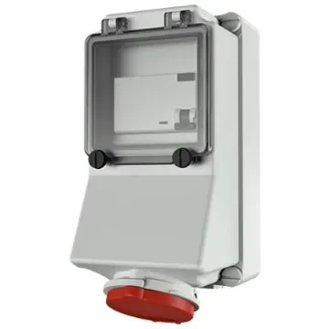 MENNEKES IP44 Industrial Interlock 5P, Earthing Position 6h, 16A, 400 V - 7312 product image