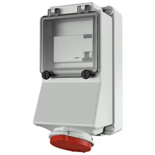 MENNEKES IP44 Industrial Interlock 5P, Earthing Position 6h, 16A, 400 V - 7312 product image