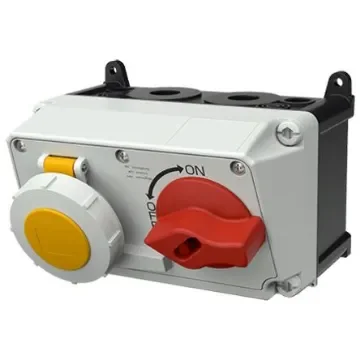 MENNEKES Switchable IP67 Industrial Interlock 3P, Earthing Position 4h, 16A, 110 V - 7620 product image