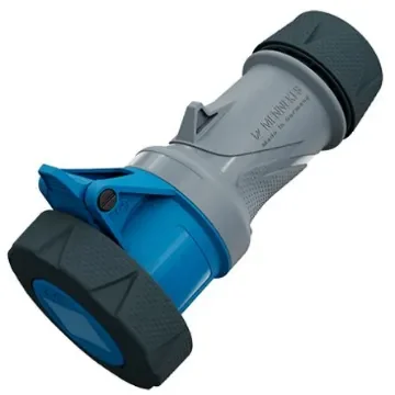 MENNEKES, 146 IP67, IP69 Blue, Grey 3P Industrial Power, Rated At 16A, 230 V - 14620 product image