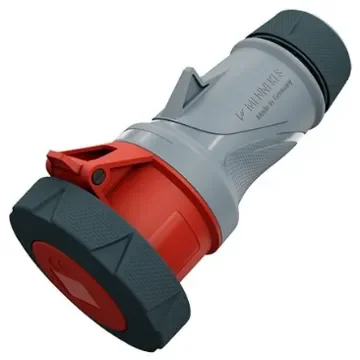 MENNEKES, 146 IP67, IP69 Grey, Red 5P Industrial Power, Rated At 32A, 400 V - 14629 product image