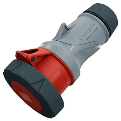 MENNEKES, 146 IP67, IP69 Grey, Red 5P Industrial Power, Rated At 32A, 400 V - 14629 product image