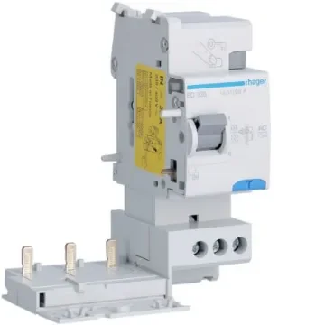 Hager BD Series RCCB, 25A, 3 Pole, 30mA, Type AC, 400V - BD326 product image