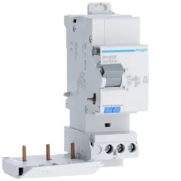 Hager BFH Series RCCB, 25A, 3 Pole, 300mA, Type A-HI - BFH325F product image