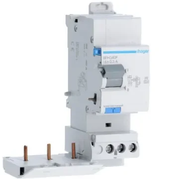 Hager BFH Series RCCB, 40A, 3 Pole, 300mA, Type A-HI - BFH340F product image