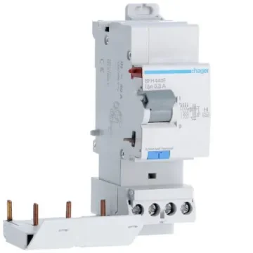 Hager BFH Series RCCB, 40A, 3 Pole, 300mA, Type A-HI - BFH440F product image
