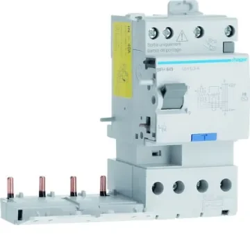 Hager BFH RCCB, 40A, 4 Pole, 300mA, Type A-HI - BFH843 product image