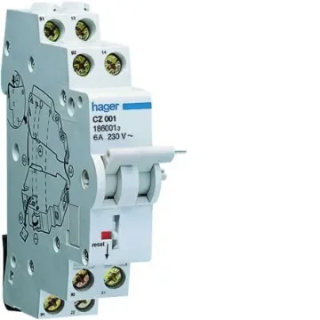 Hager CZ001 RCCB, 6A, 2 Pole, Type AC, 240V product image