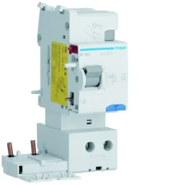 Hager BF RCD, 63A, 2 Pole, 300mA, Type A-HI, 500V - BF267 product image