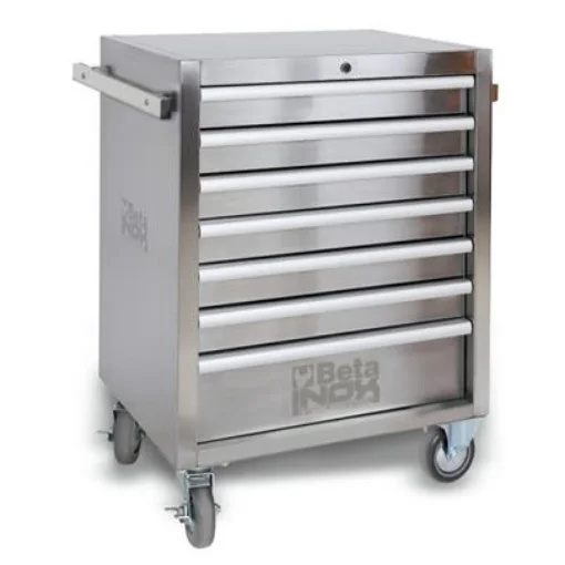 BETA 7 Drawer Stainless Steel Wheeled Roller Cabinet - C04TSS/7 product image