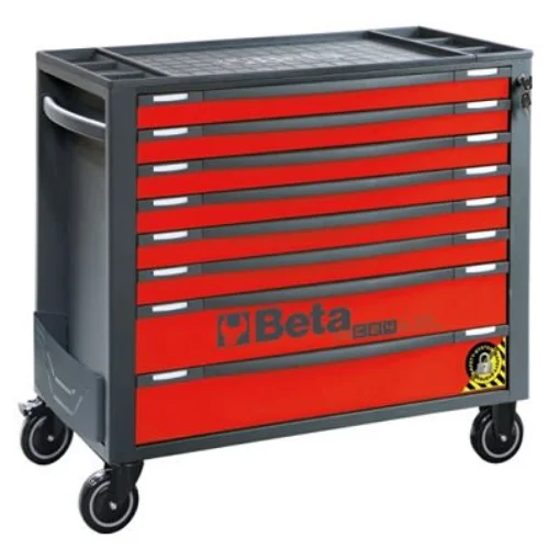 BETA 8 Drawer ABS Wheeled Roller Cabinet - RSC24AXL/8-R product image