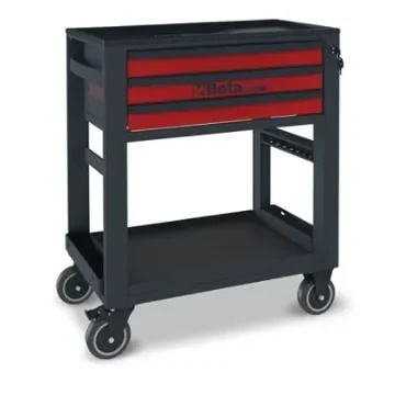 BETA 3 Drawer ABS Wheeled Tool Trolley - RSC51-R product image