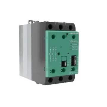 Gefran GRZ-H Series Solid State Relay, 50 A Load, DIN Rail Mount, 480 V ac Load, 32 V dc Control - GRZ-3P-2S-50-48-D-0-0-0 product image