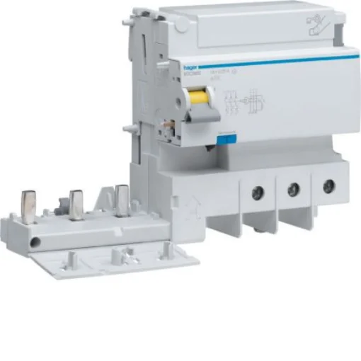 Hager BDC RCCB, 125A, 4P Pole, 30mA, Type AC - BDC480E product image