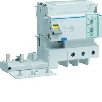 Hager BTH RCCB, 125A, 3P Pole, Type A-HI - BTH380E product image