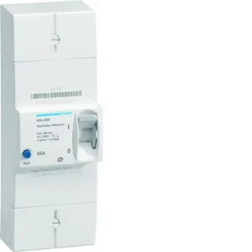 Hager Thermal Circuit Breaker - HAD 2P Pole Fixed, 60A Current Rating - HDA260F product image