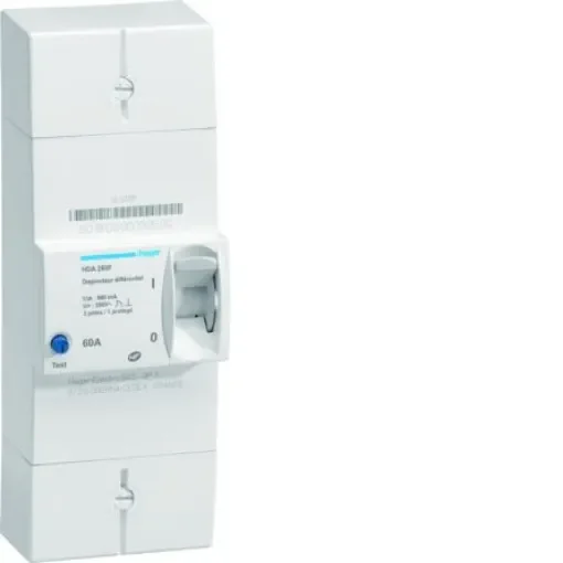 Hager Thermal Circuit Breaker - HAD 2P Pole Fixed, 60A Current Rating - HDA260F product image