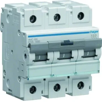 Hager HMC MCB, 3P, 125A, 400V AC, 15 Breaking Capacity - HMC399 product image
