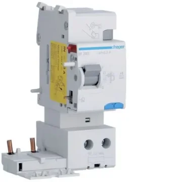 Hager BF RCCB, 63A, 2P Pole, 300mA, Type A - BF263 product image