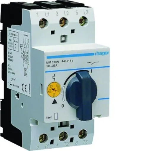 Hager 25 Motor Protection Circuit Breaker - MM513N product image