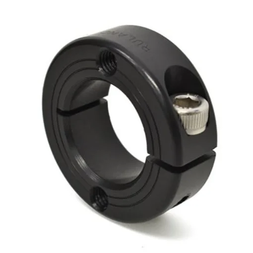 Ruland Collar, One Piece, Clamp Screw, Bore 28mm, OD 48mm, W 15mm, Anodised Aluminium - FHT-MCL-28-AN product image