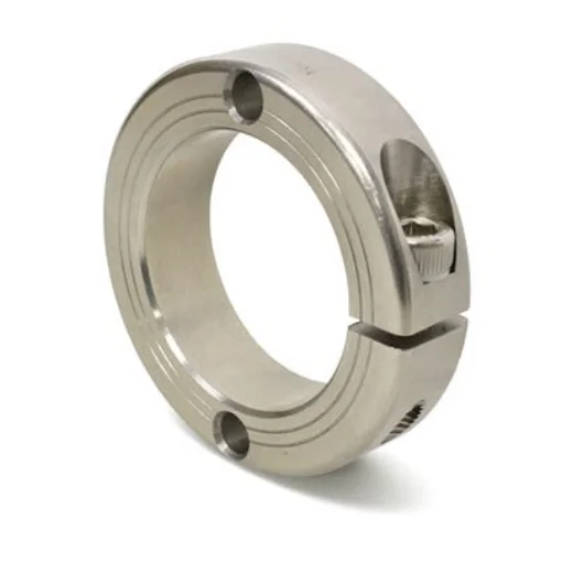 Ruland Collar, One Piece, Clamp Screw, Bore 42mm, OD 73mm, W 19mm, Stainless Steel - FHD-MCL-42-SS product image