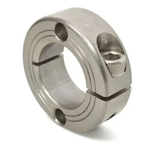 Ruland Collar, One Piece, Clamp Screw, Bore 32mm, OD 54mm, W 15mm, Stainless Steel - FHD-MCL-32-SS product image