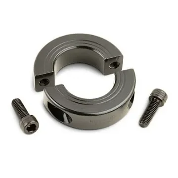 Ruland Collar, Two Piece, Clamp Screw, Bore 45mm, OD 73mm, W 19mm, 1215 Lead-Free Carbon Steel - MSP-45-F product image