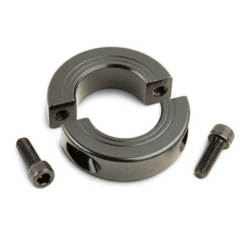 Ruland Collar, Two Piece, Clamp Screw, Bore 45mm, OD 73mm, W 19mm, 1215 Lead-Free Carbon Steel - MSP-45-F product image