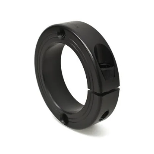 Ruland Collar, One Piece, Clamp Screw, Bore 45mm, OD 73mm, W 19mm, 1215 Lead-Free Carbon Steel - FHT-MCL-45-F product image