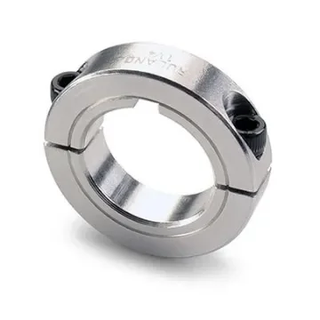 Ruland Collar, One Piece, Clamp Screw, Bore 8mm, OD 18mm, W 9mm, Aluminium - MSPK-8-A product image