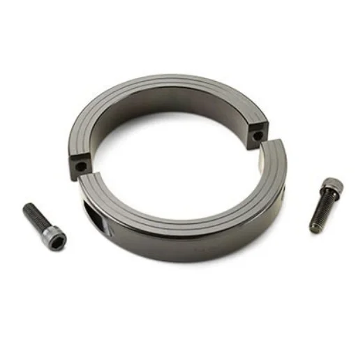 Ruland Collar, One Piece, Clamp Screw, Bore 90mm, OD 130mm, W 32mm, 1215 Lead-Free Carbon Steel - MSPH-90-F product image